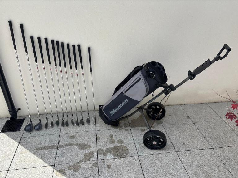Howson Golf Set & Hippo Golf Cart 