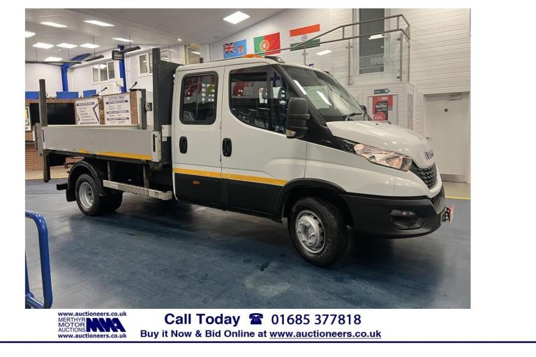 2020 Iveco DAILY 70C16 3.0 DIESEL 160PS 7 TON 7 SEAT CREW CAB TIPPER C/W TAIL LIFT (EURO 6) -----...