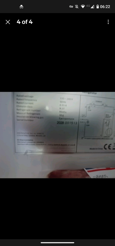 Logik mini fridge under the counter / table top 