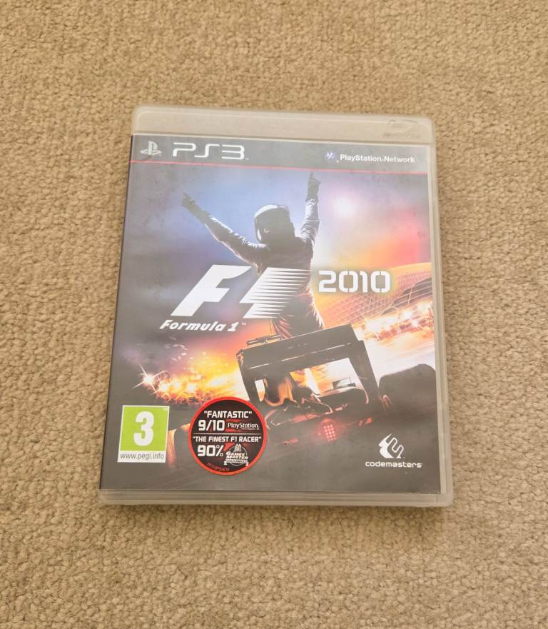 PS3 F1 2010 Formula 1 game 