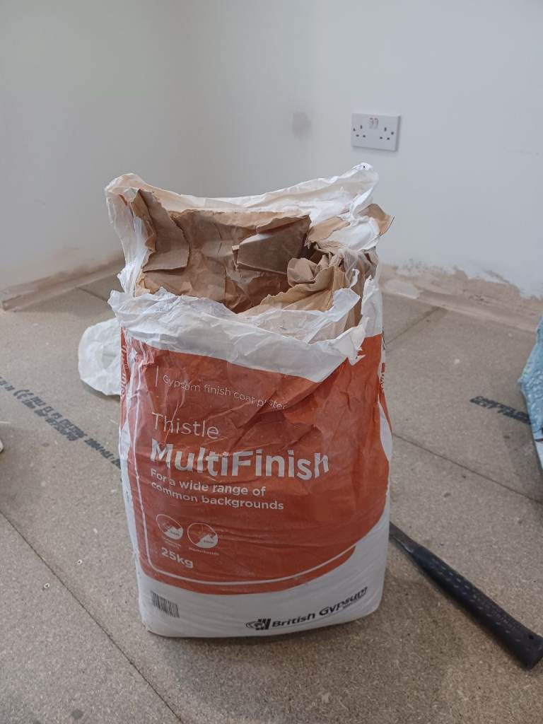 Free Plaster and 15mm Pipe Insulation