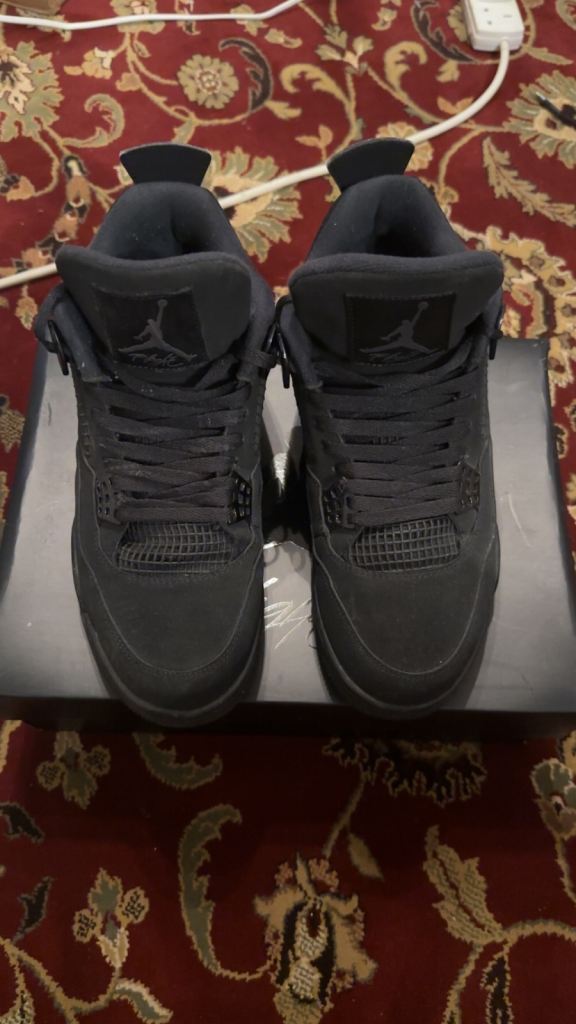 Jordan Air Jordan 4 Black Cat Trainers – Good Condition