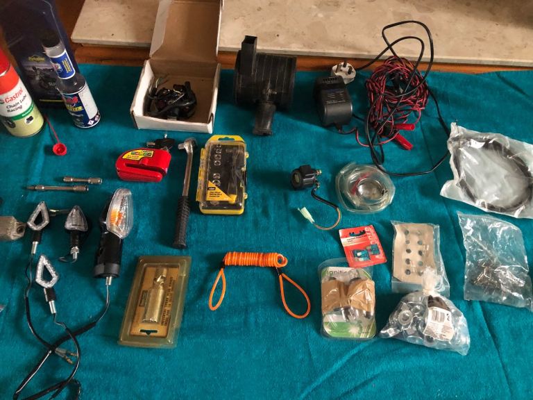 Motorcycle Parts Large Job Lot 
