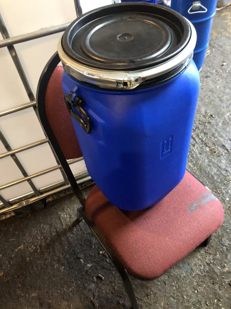 Plastic barrels 