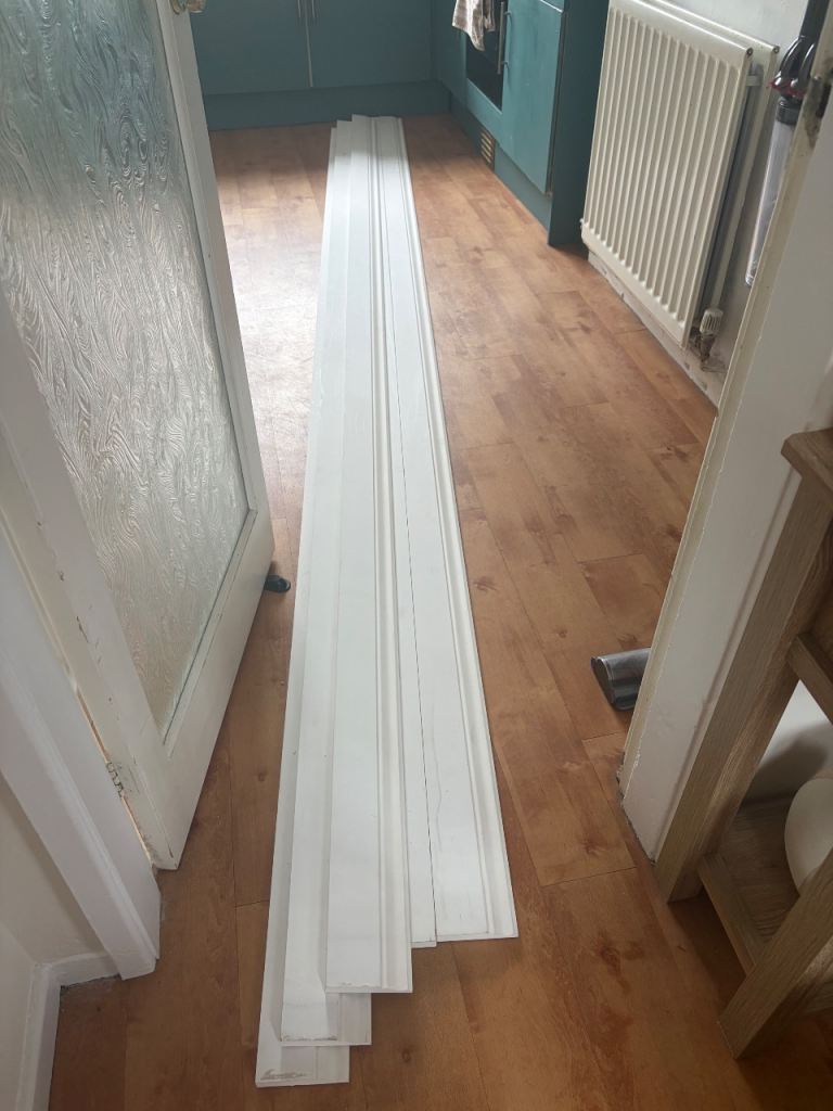 3 x 4.2m MDF Ogee Skirting Boards – New