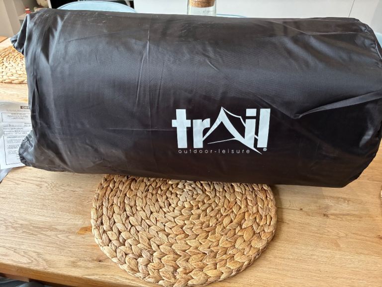 Double self inflating camping mat
