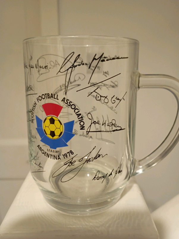 Scotland 1978 Argentina World Cup Tankard..signed by squad