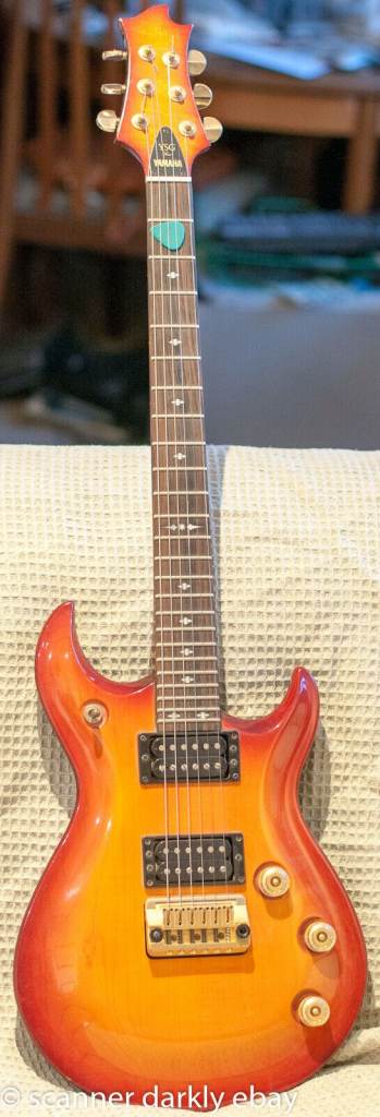  Yamaha YSG T1 Orange Sunburst electric guitar
