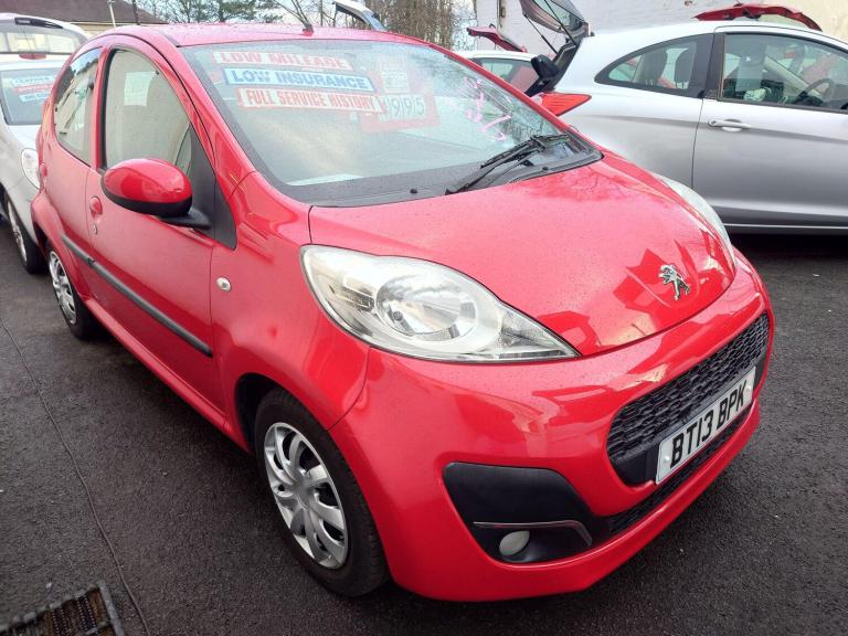 2013 Peugeot 107 1.0 12V Active Euro 5 5dr HATCHBACK Petrol Manual