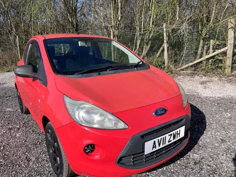 FORD KA 1.2 STUDIO S/S 11 REG RED 3 DOOR MOT SEPTEMBER 2ND 2026 TAX £35 LOW INSURANCE 50+MPG 