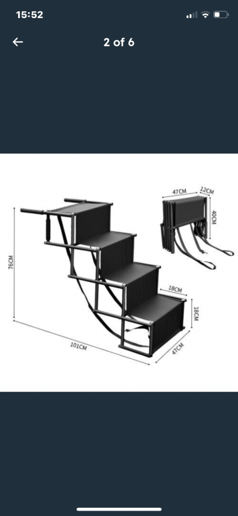 Car Boot Access Steps for Pet Dog