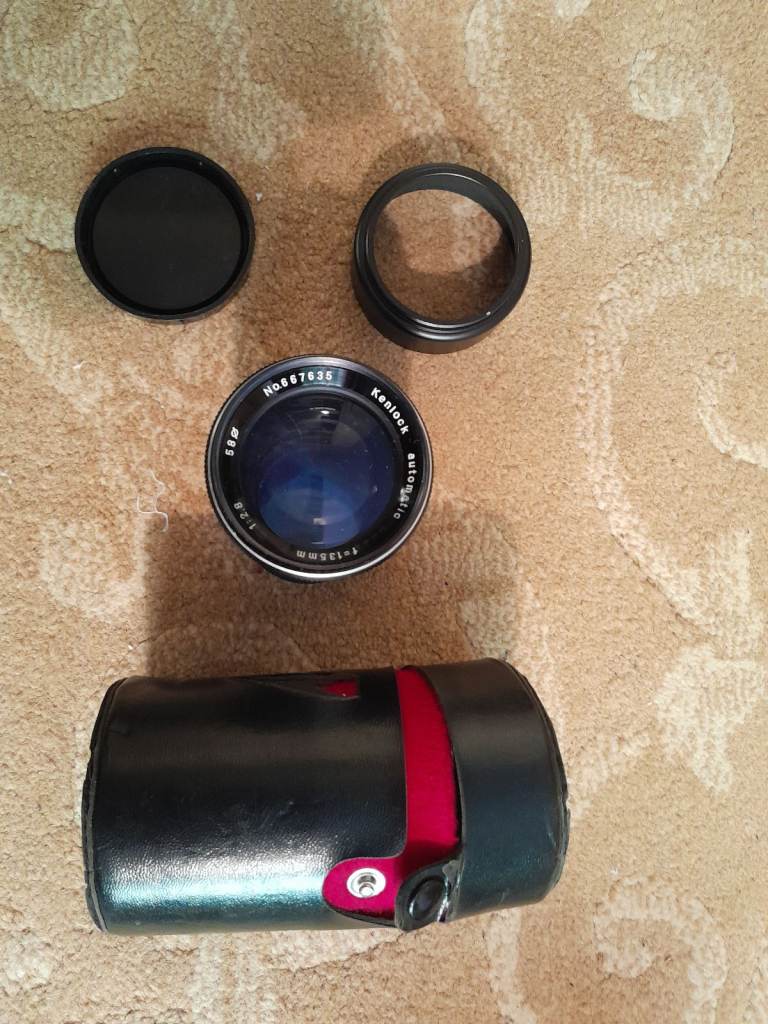Kenlock automatic camera lens f=135 mm 