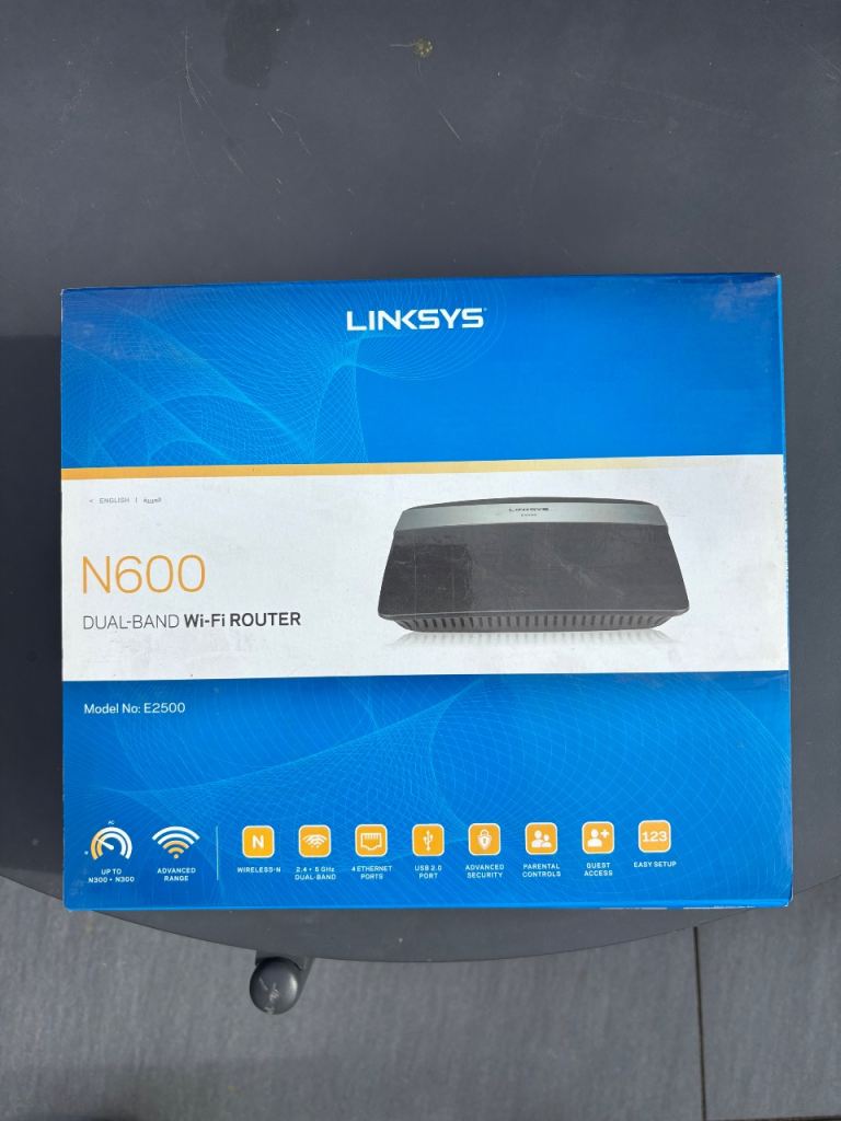 Linksys N600 Dual-Band Wi-Fi Router