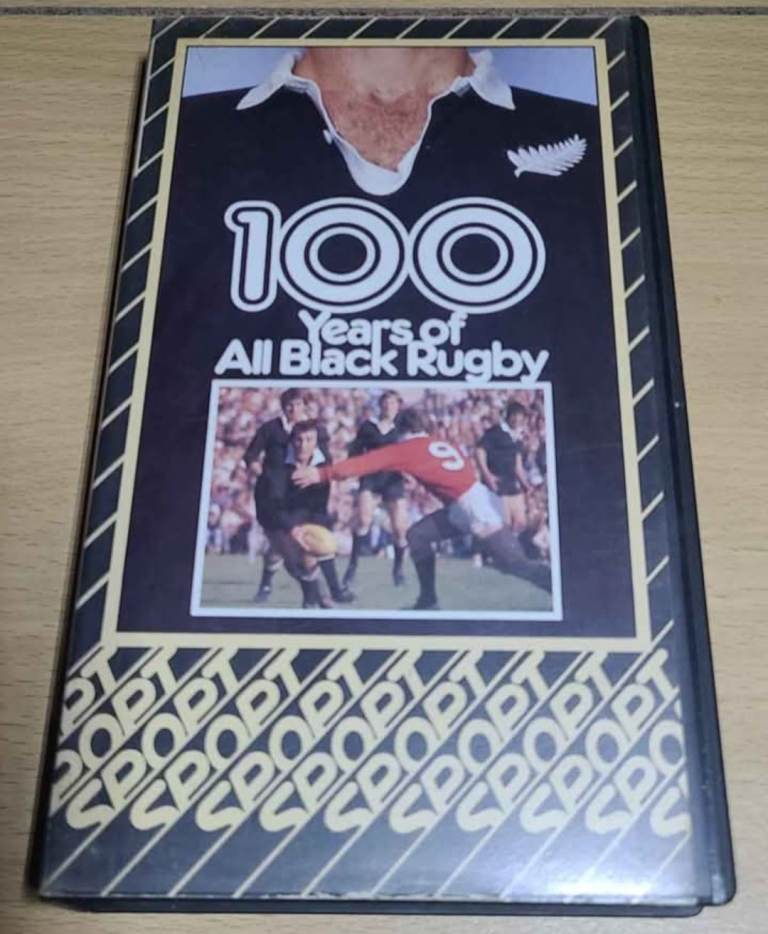 New Zealand. 100 Years of All Black Rugby zscarce zvhs Video Excellent Condition a6