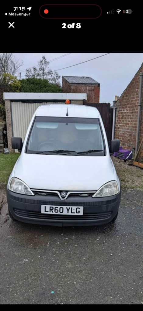 Vauxhall, COMBO, Car Derived Van, 2010, Manual, 1686 (cc)