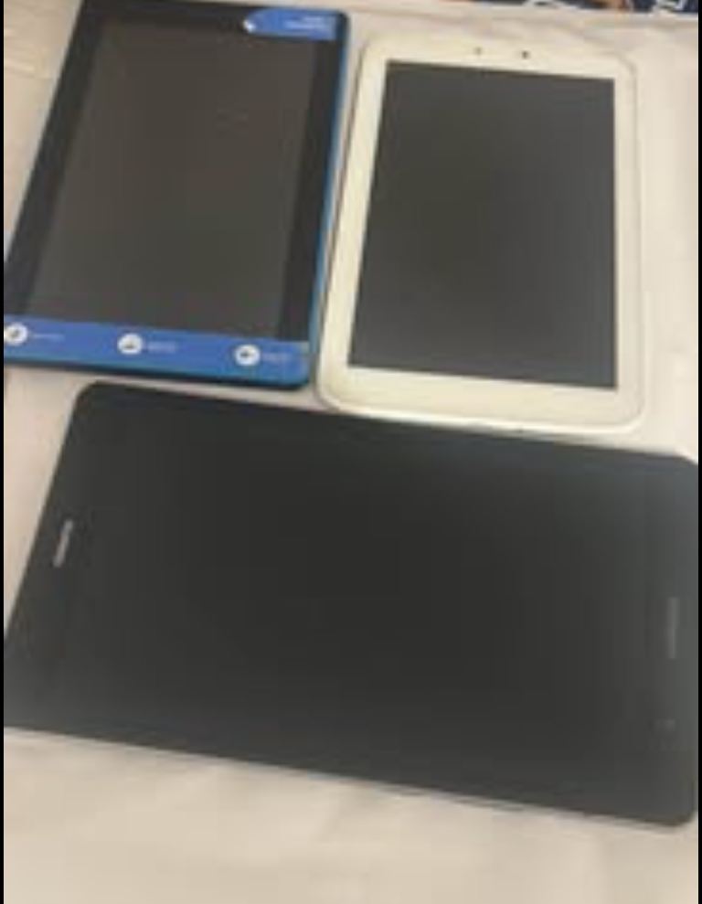 Tablets - Alcatel one touch . Huawei Mediapad t3 - 20 pounds each - working fine