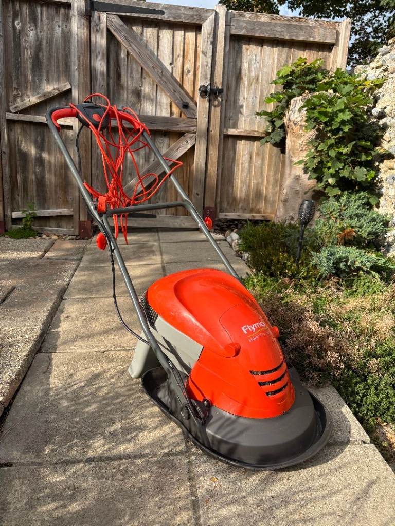 Flymo Hover Vac 250 Electric Hover Collect Lawn Mower - 1400W, 25cm Cutting Width, 15L Grass Box