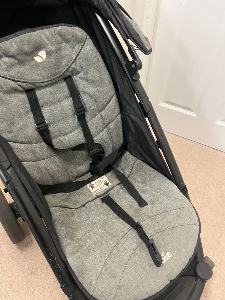 Black Grey Joie Pram Stroller