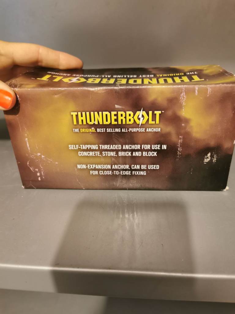 Thunderbolt all purpose anchor m16x150 box of 10