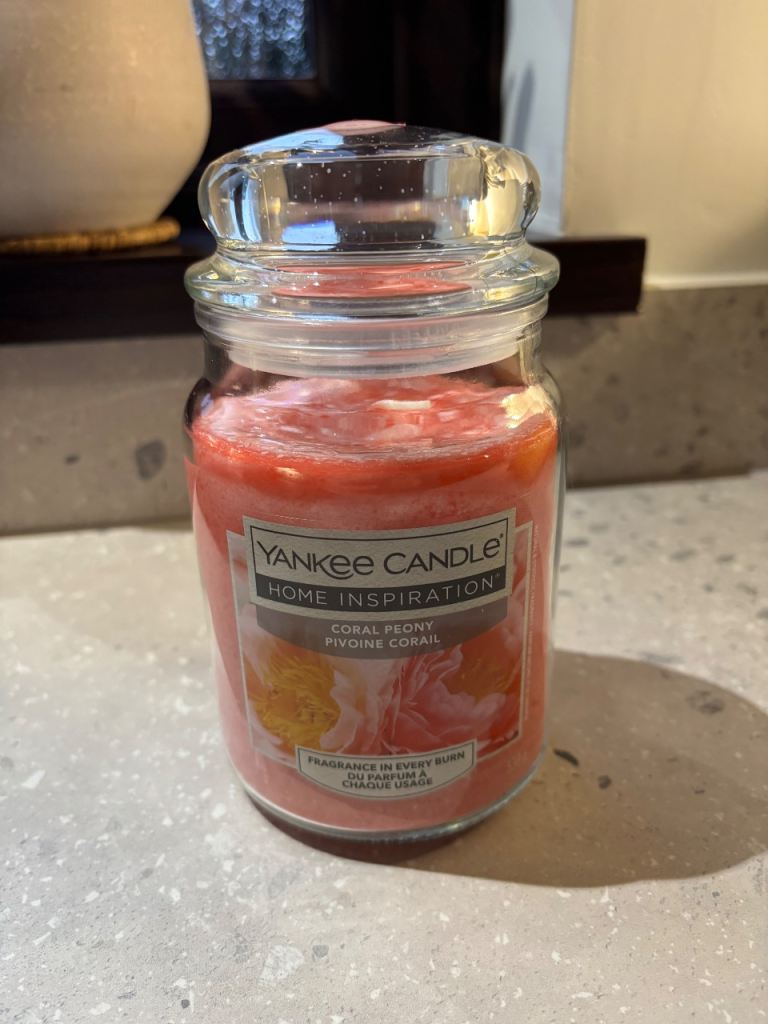 BN Yankee Candle Coral Peony Home Inspiration – Brand New