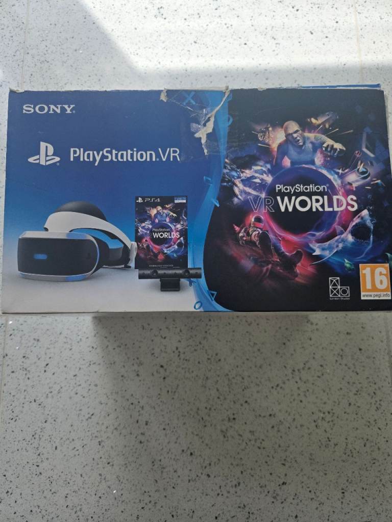 Sony PlayStation VR with Worlds Game – Good Condition