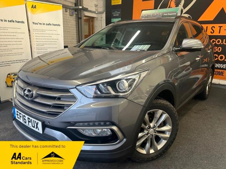 13 reg Hyundai Santa Fe 2.2 CRDI Premium Blue SE automatic,7 seater,11 services.