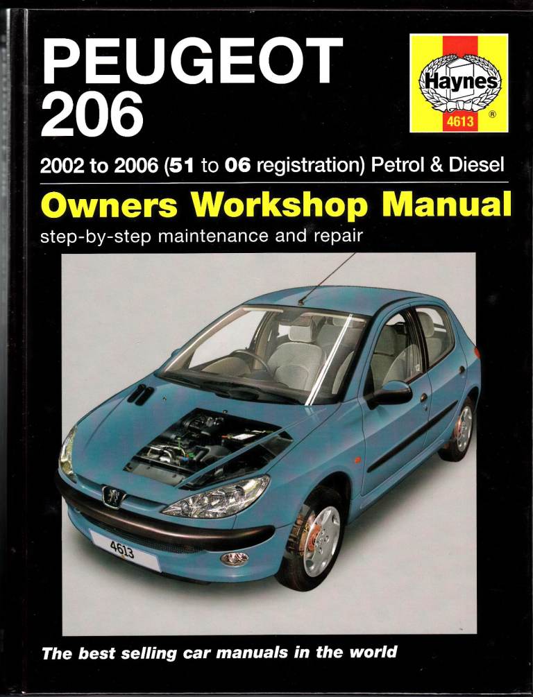 HAYNES PEUGEOT 206 MANUAL 2002 - 2006 PETROL AND DIESEL