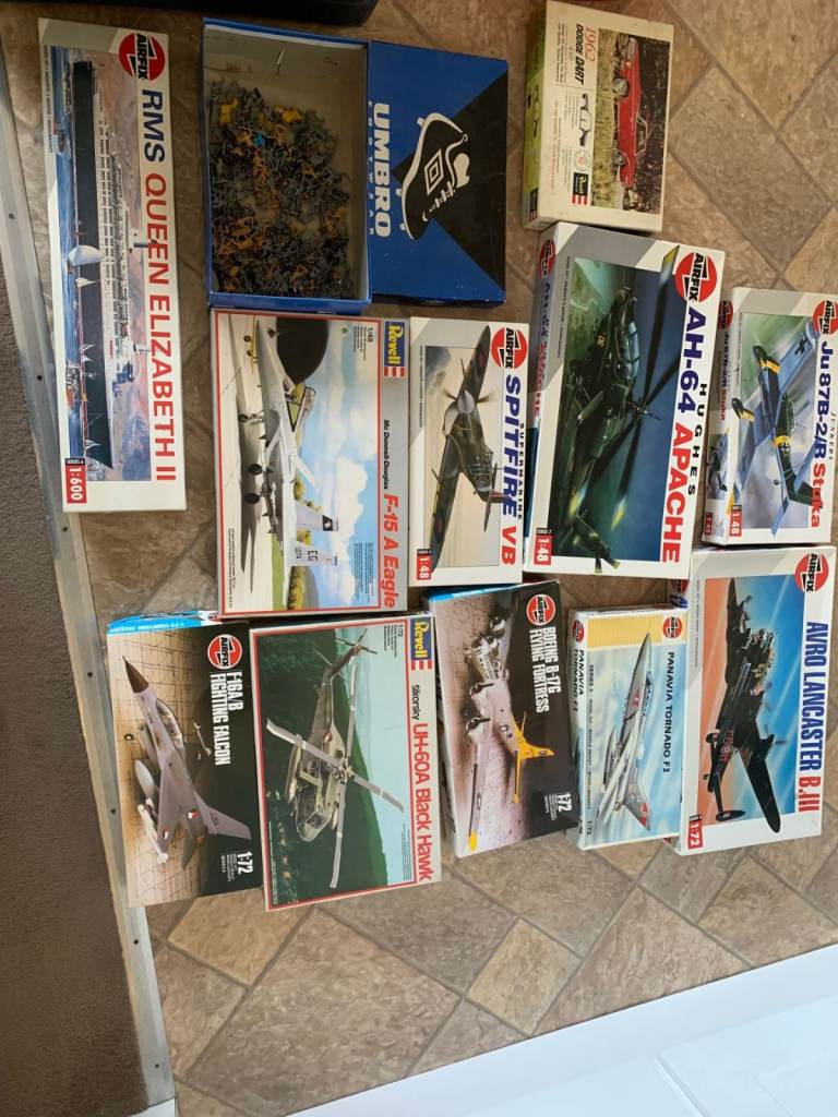 Selection of Airfix/Revell Model Kits