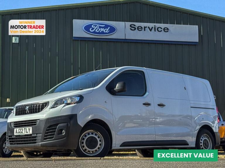2022 Peugeot Expert SWB L1H1 Low Roof Professional Premium Air Con EURO 6 Panel Van Diesel Manual