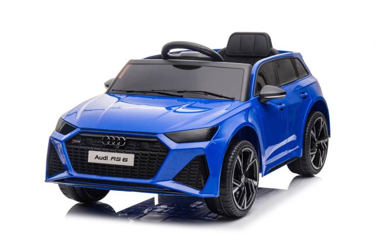 Blue Licenced 12V Audi RS 6 Ride on Kids Toy (Delivery across UK & Ireland)