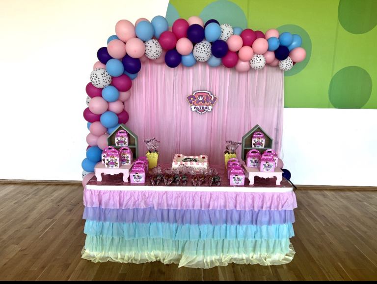 Party set up 