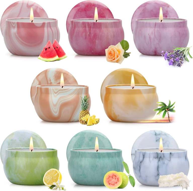 image for SCENTED CANDLES X 8 PRESENTATION BOX AND SCENTED CANDLES X 4 PRESENTATION BOX