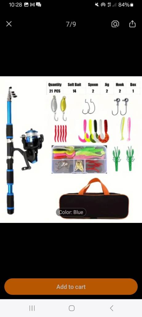 Brand new fishing rod set 