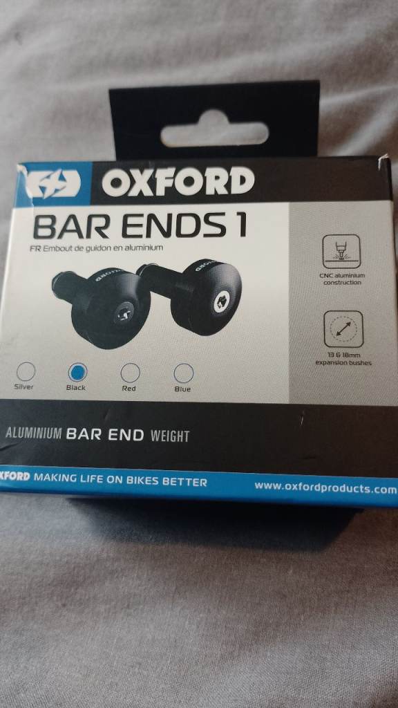 Oxford bar ends for motorcycle 