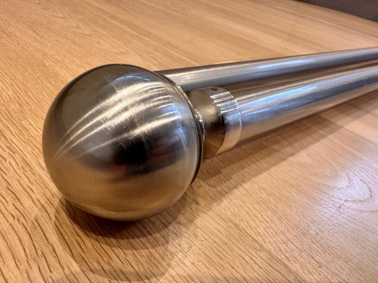Stainless Steel 300cm Curtain Pole