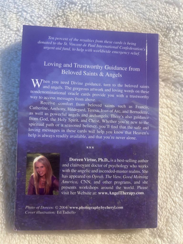 Saints & Angels Oracle Cards - Doreen Virtue - 2005