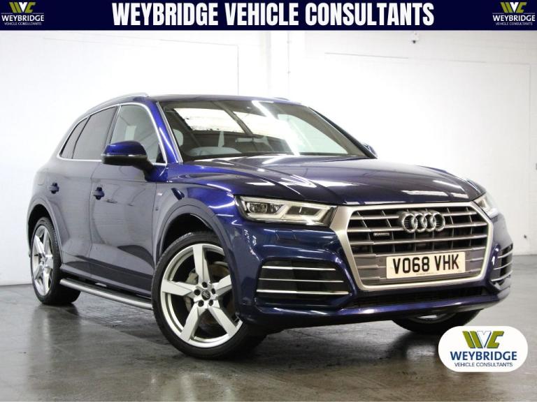 2018 Audi Q5 T FSi Quattro S Line [252] (2 OWNERS, FSH AND LOVELY, 8.9% APR !!) SUV Petrol Automatic