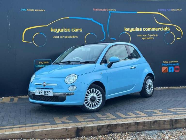 2011 Fiat 500 1.2 Lounge 3dr [Start Stop] HATCHBACK PETROL Manual