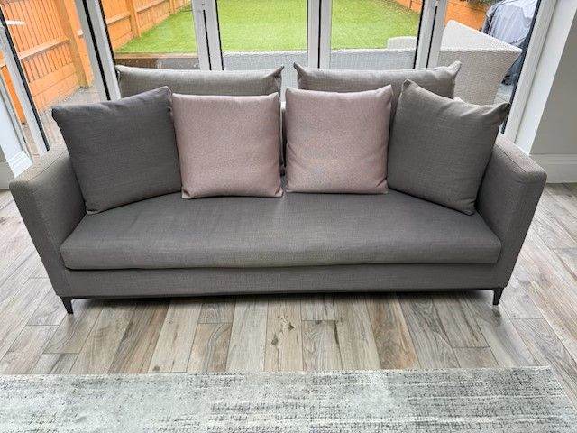 Camrich Charcoal Crescent 2 seater and 3 seater sofa - pricing below 