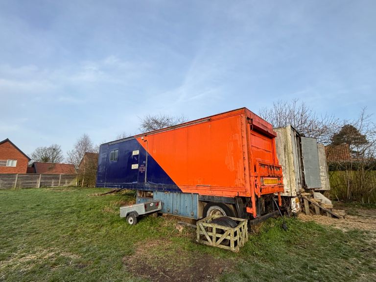 Lorry Trailer with living area 