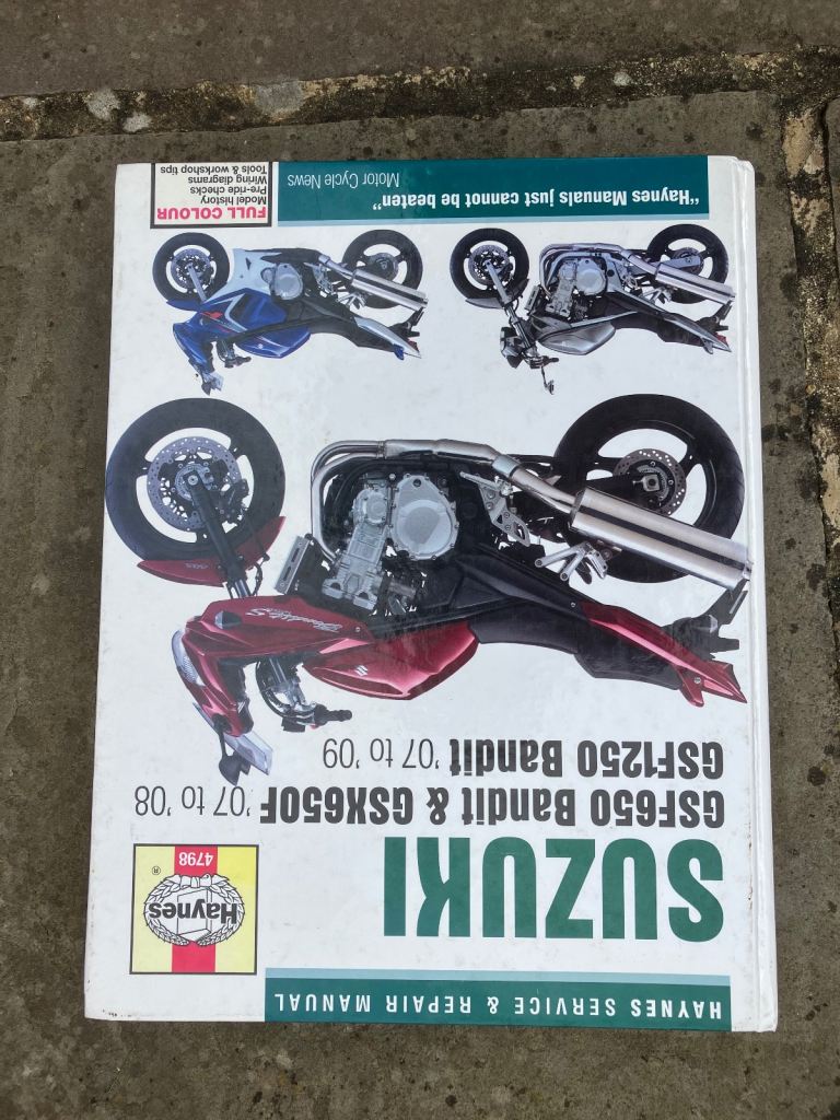 Haynes manual for Suzuki bandit 650cc
