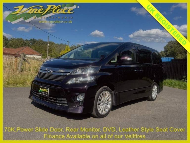 2013 Toyota Vellfire 2.4Z, 7 Seats, Auto MPV Petrol Automatic