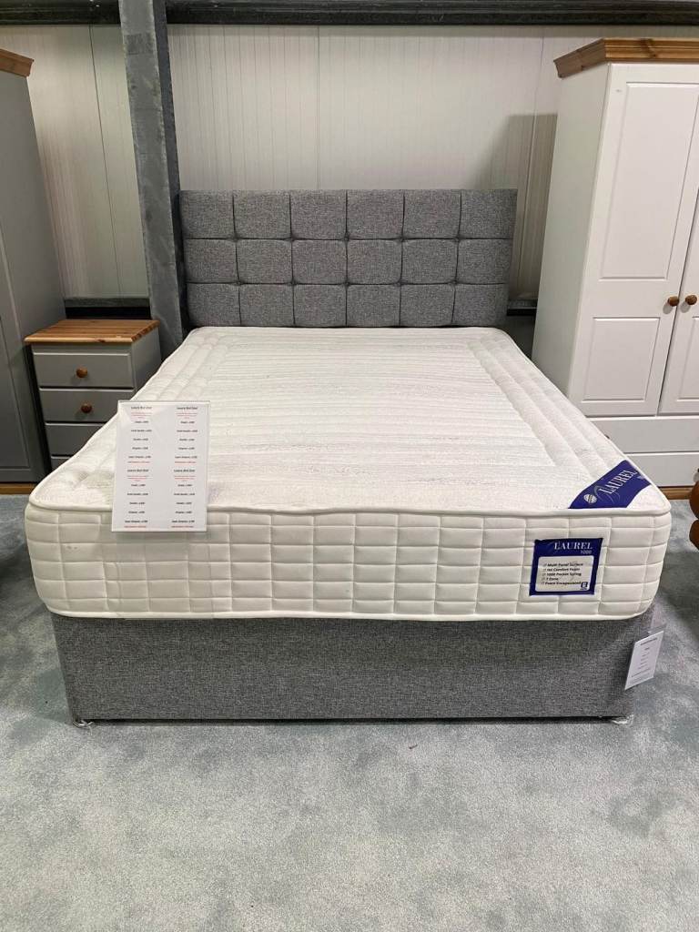 5ft King Size DIVAN Bed With Mattress Brand New Storage drawers opt Cash On Delivery Order Now 🚚📞