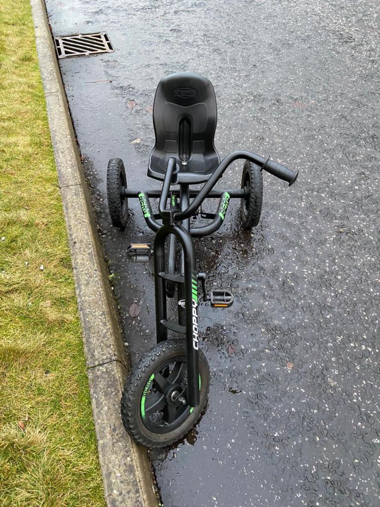 Berg choppy Go Kart in black and green.