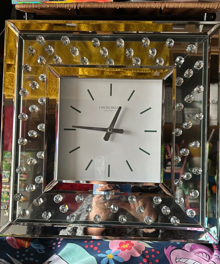 Mirror wall clock 
