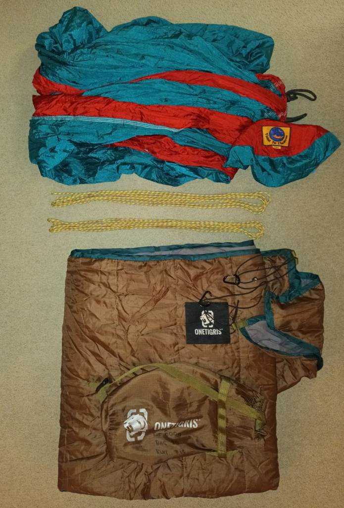 Hammock and Under quilt. Ticket to the Moon.