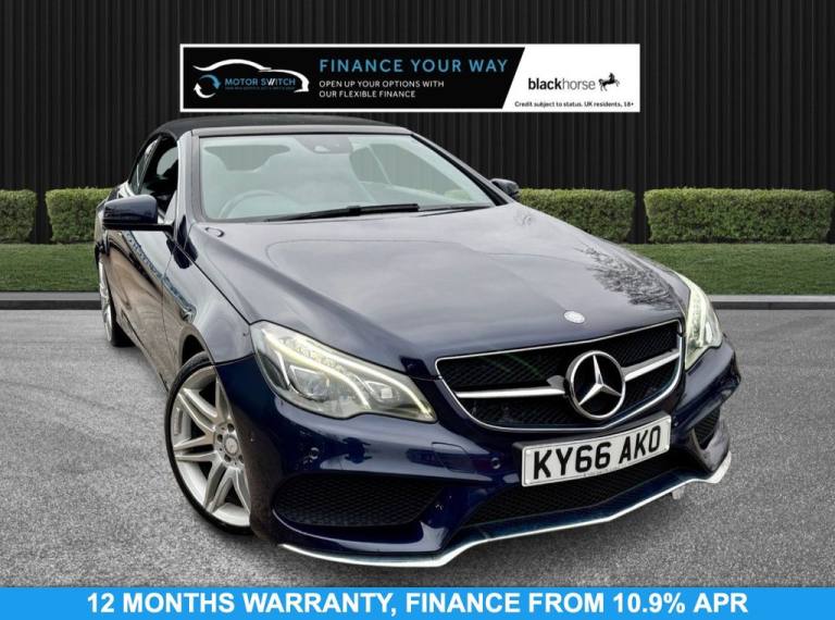 2016 66 MERCEDES-BENZ E-CLASS 2.1 E220D AMG LINE EDITION CABRIOLET 2DR DIESEL G-