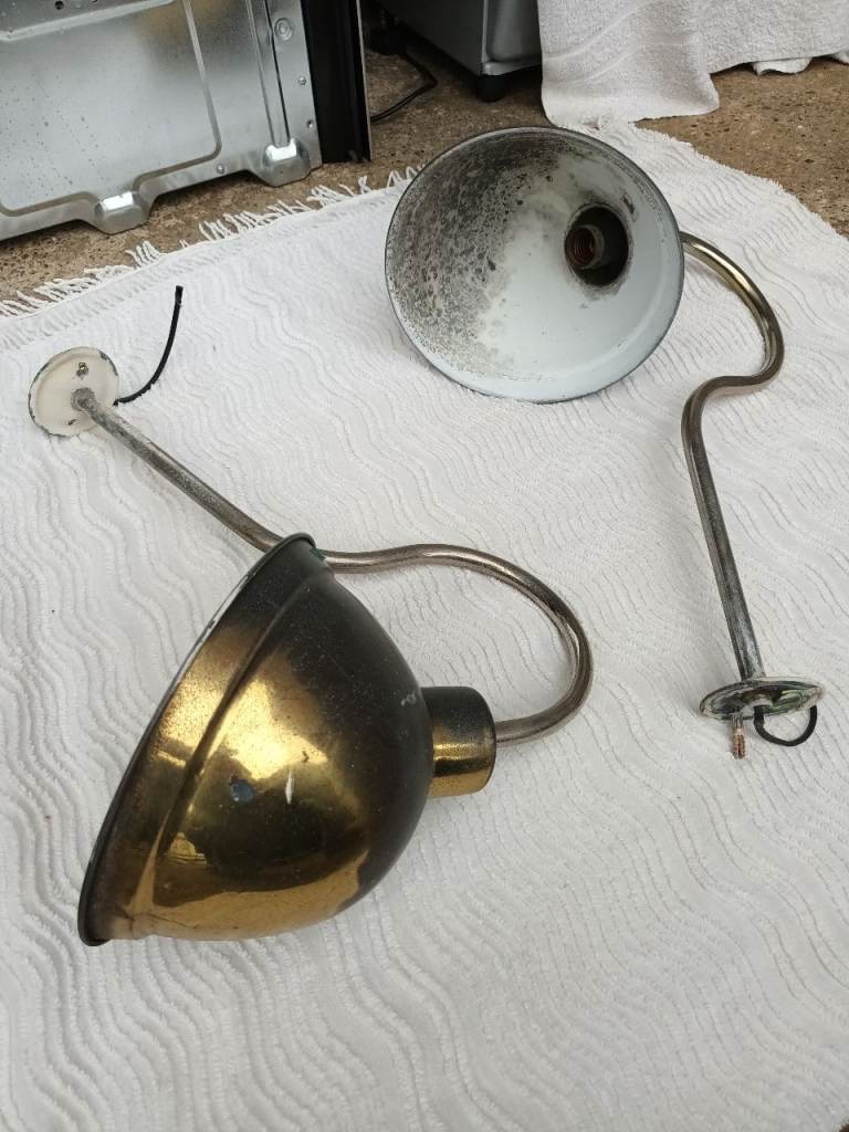 X2 brass outdoor Lights 