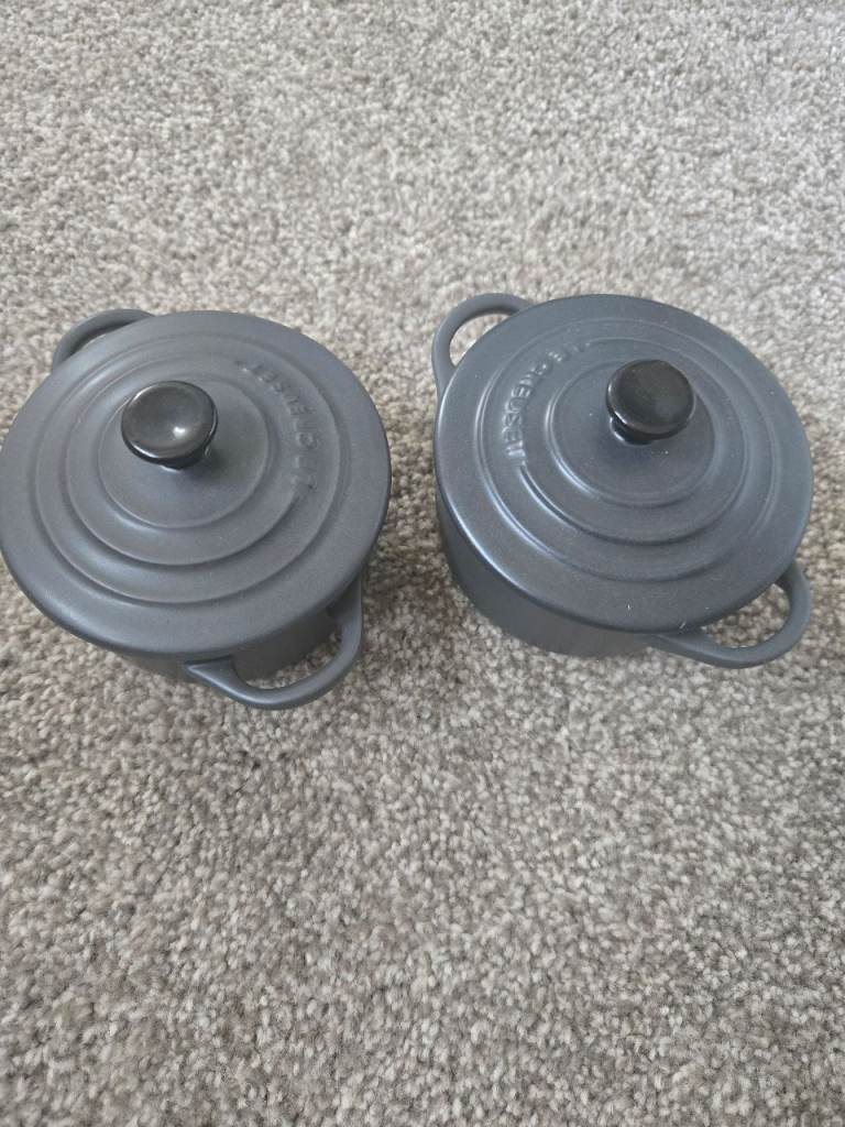 X2 Le Creuset 0.25L Grey Stoneware 