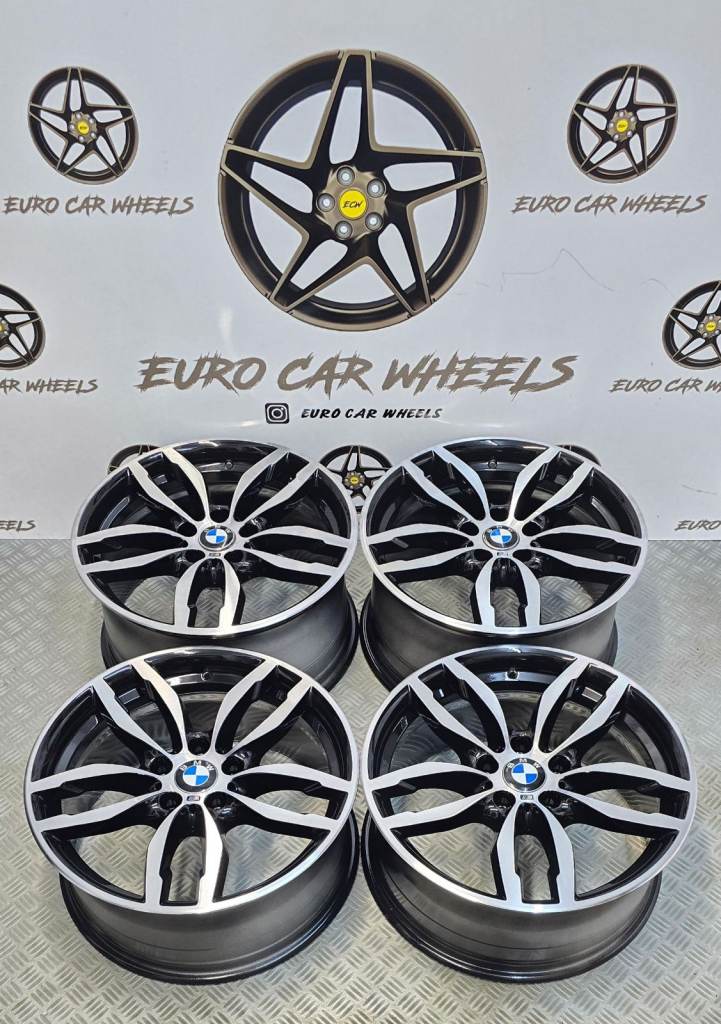 GENUINE BMW 19" 622m TWIN 5-SPOKE ALLOY WHEELS STAGGERED 5x120 DIAMOND CUT